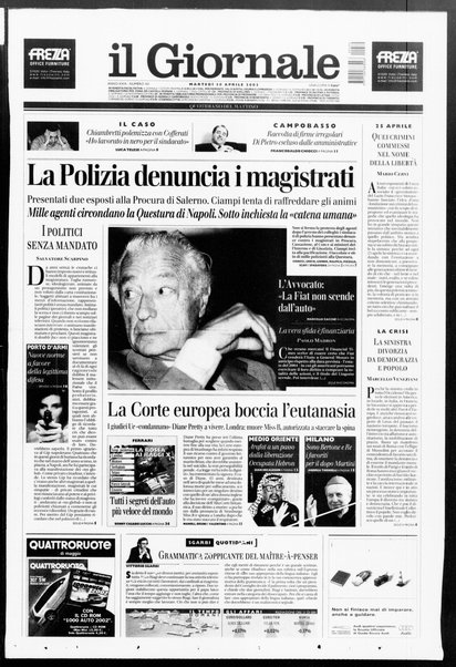 Il giornale : quotidiano del mattino